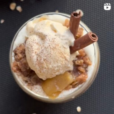 Apple crumble