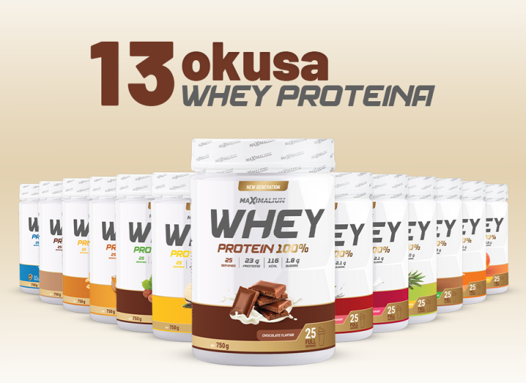 13 okusa whey proteina 20.1.2025.